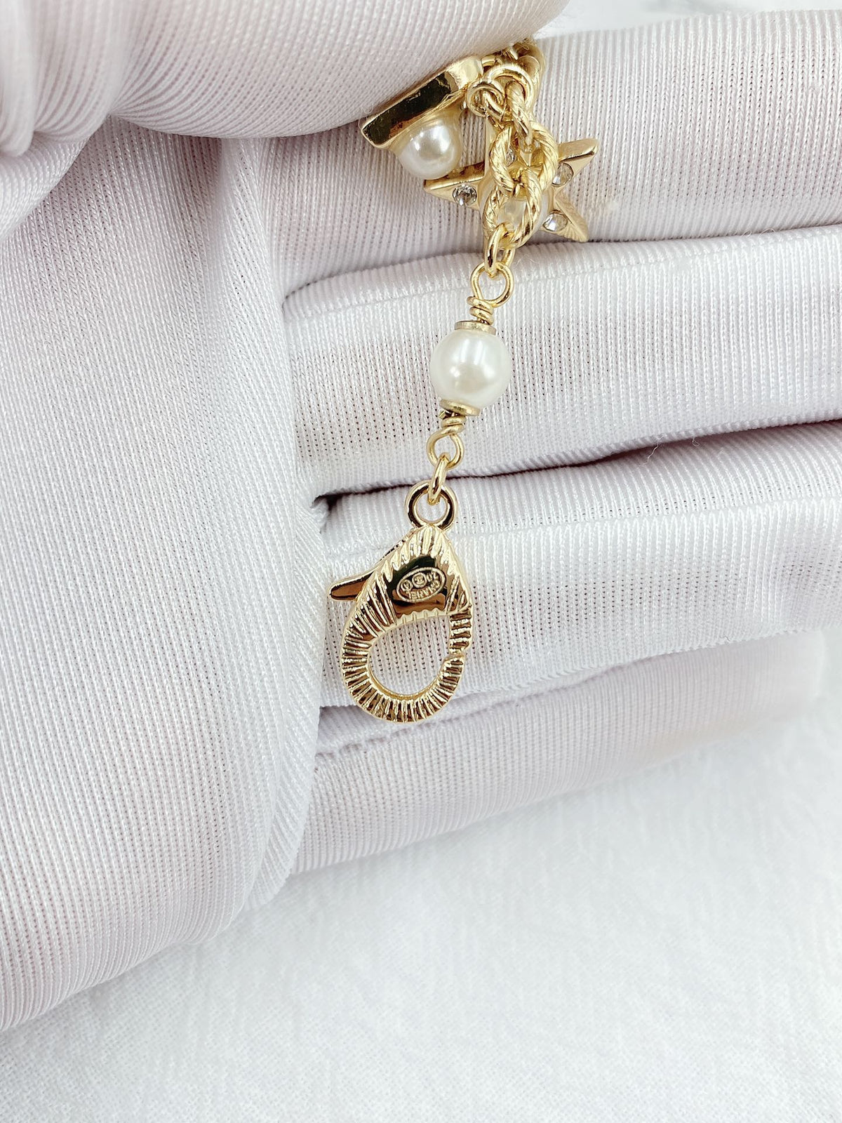Signature Emblem Bracelet in Gold-Tone – Design 004 styled product view