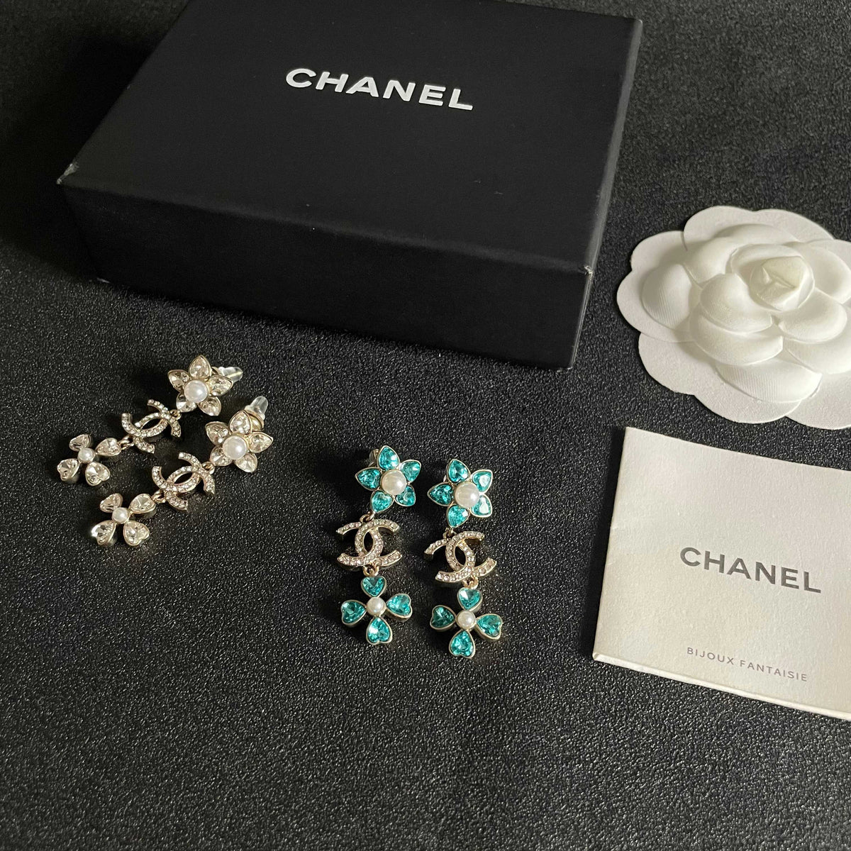 Signature Emblem Stud Earrings in Polished Metal-Tone – Design 047 side detail