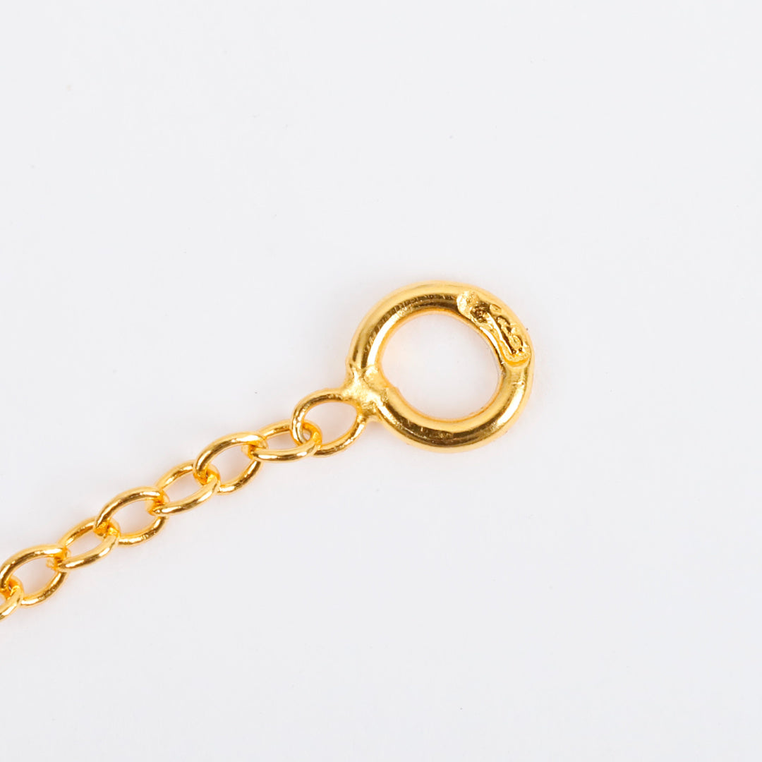 Pearl Pearl-Detail Pendant Necklace – Pearl Detail – Design 058 detail view