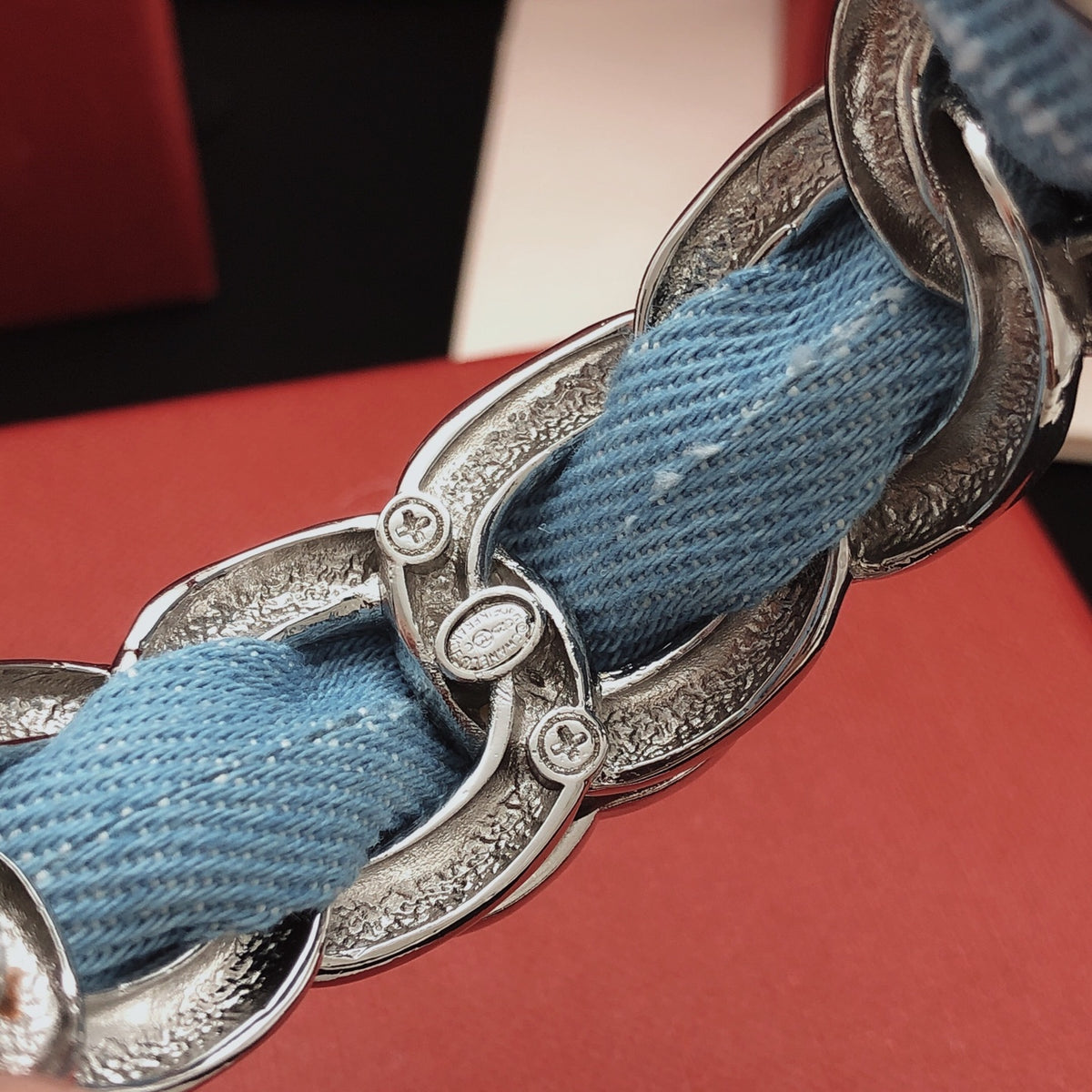 Signature Emblem Bangle in Gold-Tone – Design 013 styled product view
