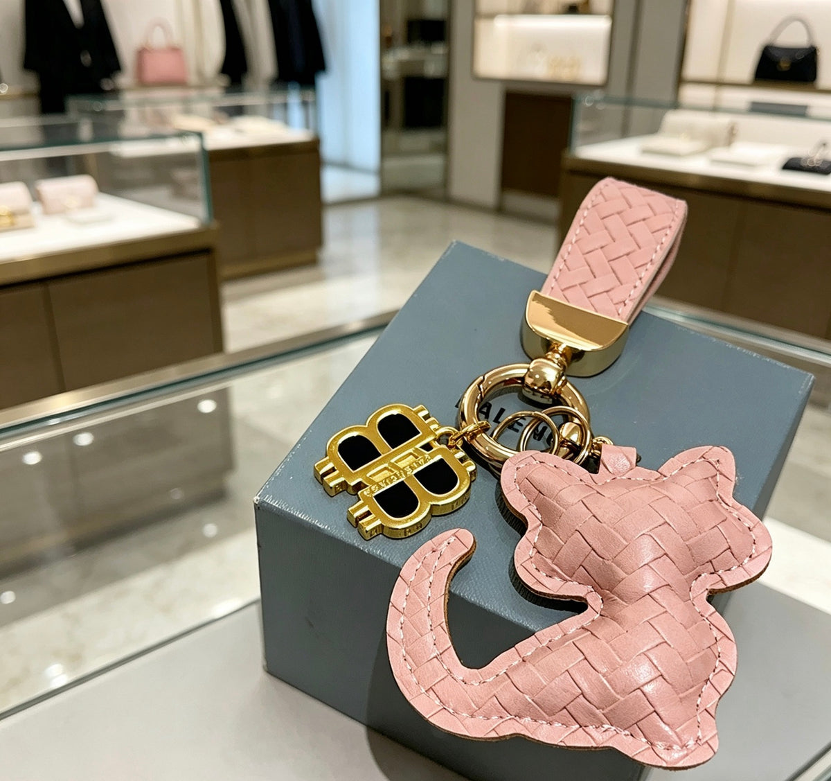 Key Jewelry Accessory in Polished Metal-Tone – Design 027 styled product view