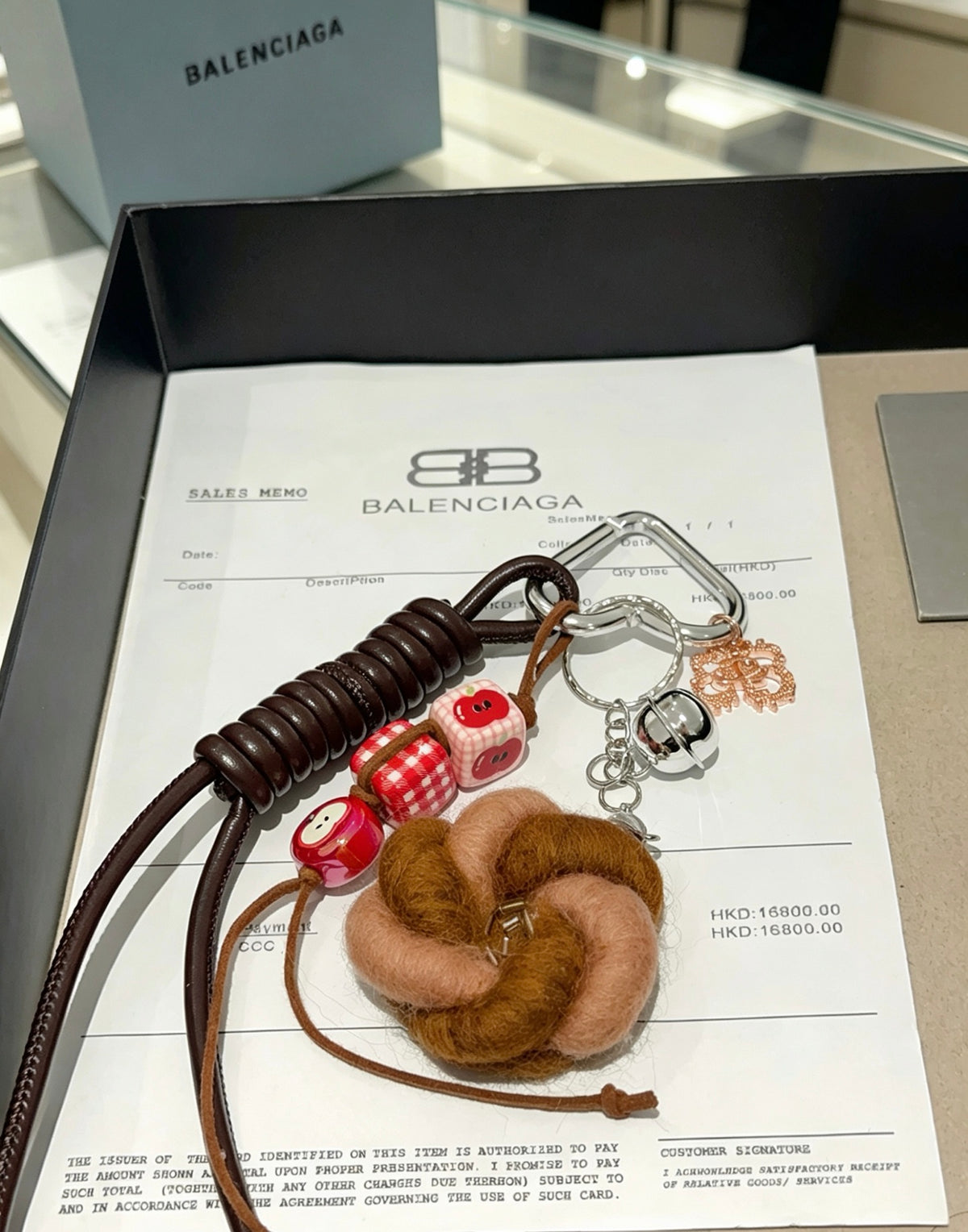 Key Jewelry Accessory in Polished Metal-Tone – Design 051 styled product view
