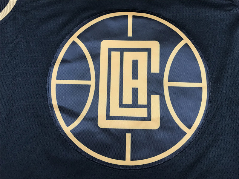Men's LA Clippers Kawhi Leonard #2 NBA Black Player Jerseys