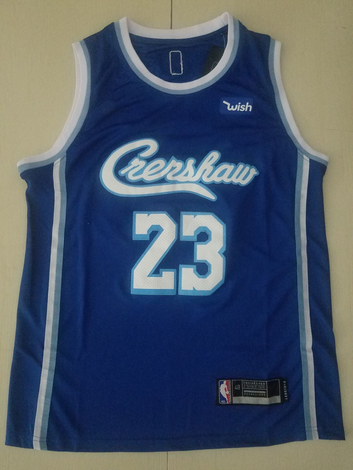 LeBron James #23 Los Angeles Lakers Blue 2019-20 City Edition "Crenshaw" Swingman Jersey – Nike