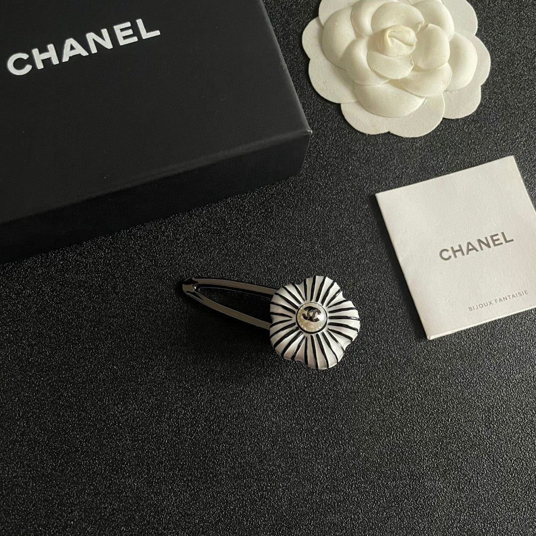 Camellia Hair Clip – Camellia Detail – Design 003 styled product view