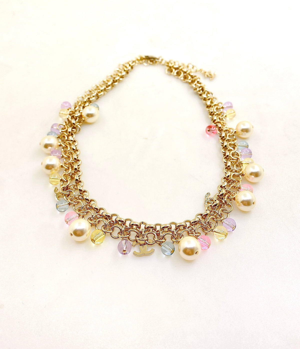 Signature Emblem Crystal-Accent Pendant Necklace – Design 009 main product view