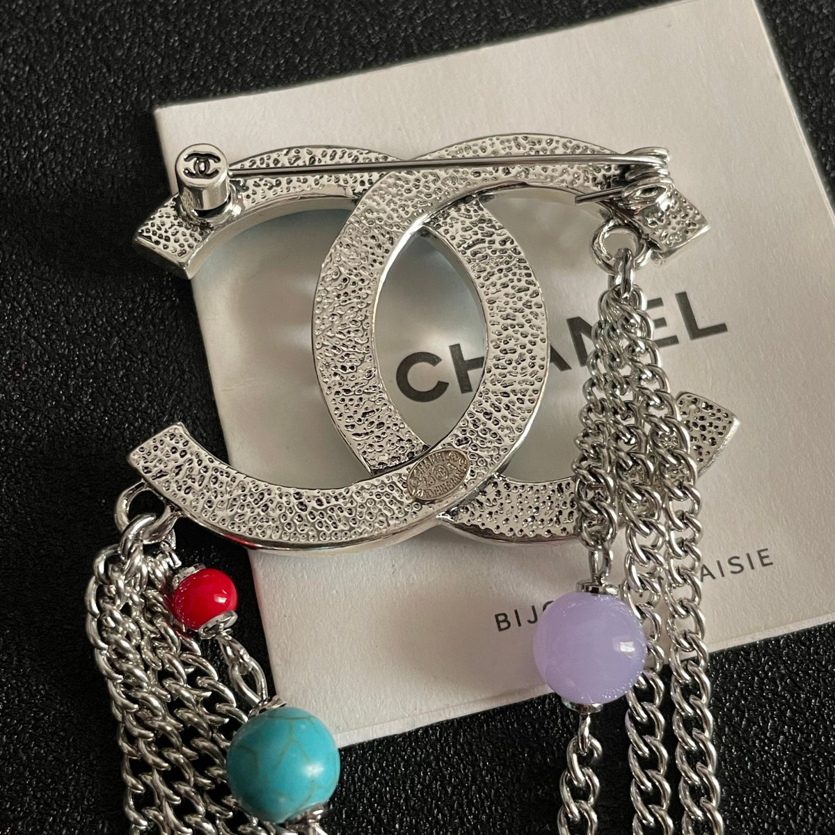 Signature Emblem Brooch in Polished Metal-Tone – Design 030 main product view
