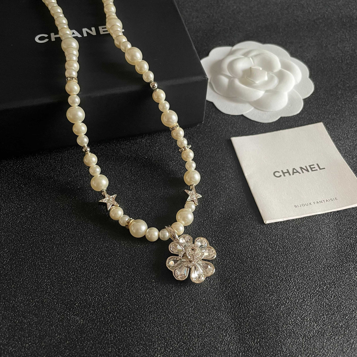 Letter Pendant Necklace in Polished Metal-Tone – Design 018 styled product view