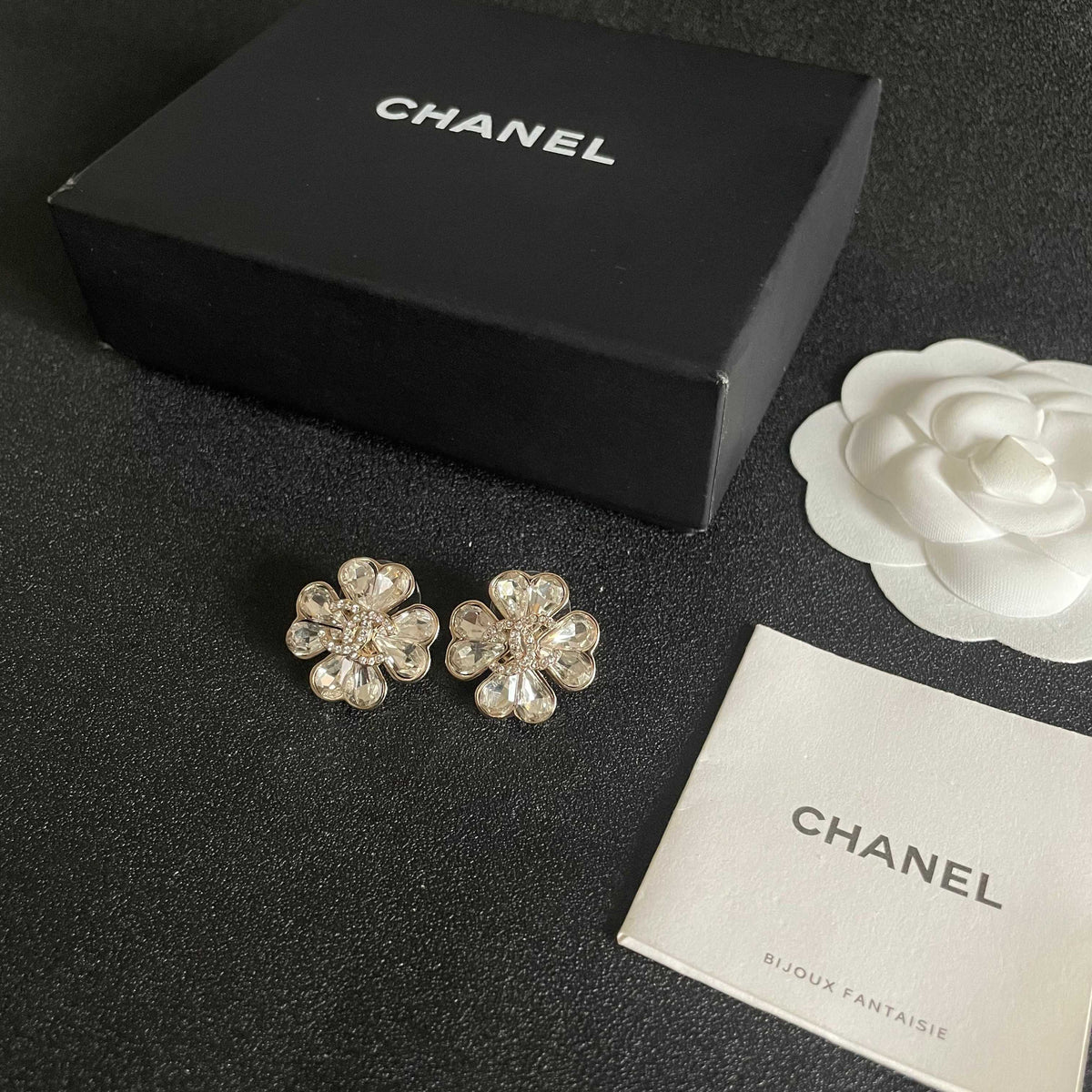 Signature Emblem Stud Earrings in Polished Metal-Tone – Design 121 close-up detail