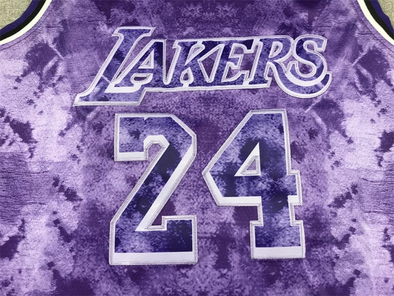Kobe Bryant #24 Los Angeles Lakers Purple Camo Select Series Swingman Jersey – Tie-Dye