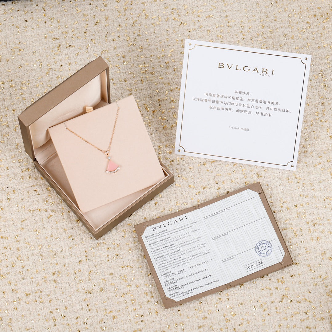 Geometric Emblem Pendant Necklace in Polished Metal-Tone – Design 012 main product view