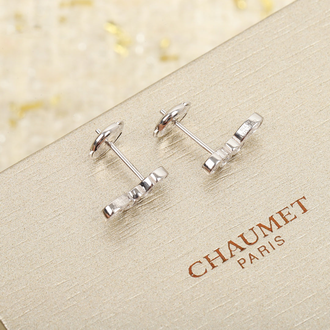 Signature Emblem Crystal-Accent Statement Earrings – Design 010 detail view