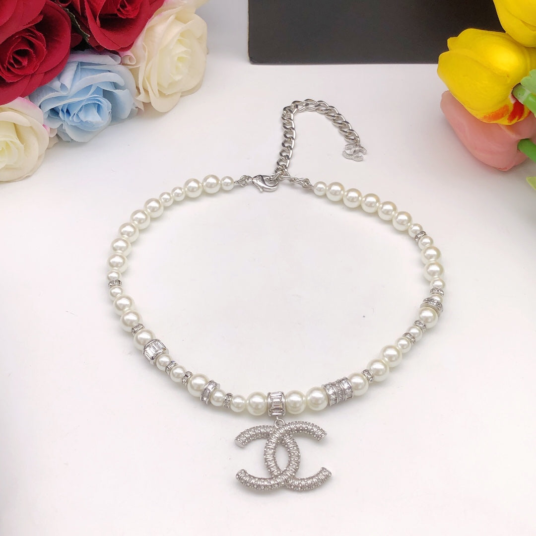 Pearl Jewelry Accessory in Silver-Tone detail view
