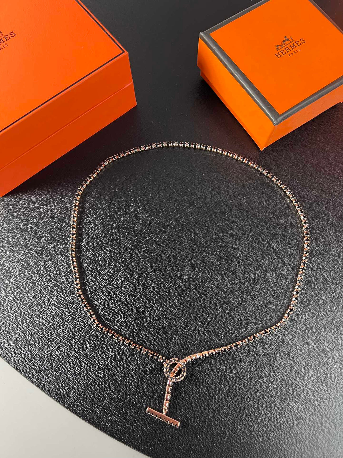 Horse Bracelet in Polished Metal-Tone – Design 009 side detail