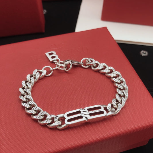 Geometric Emblem Bracelet in Gold-Tone main product view