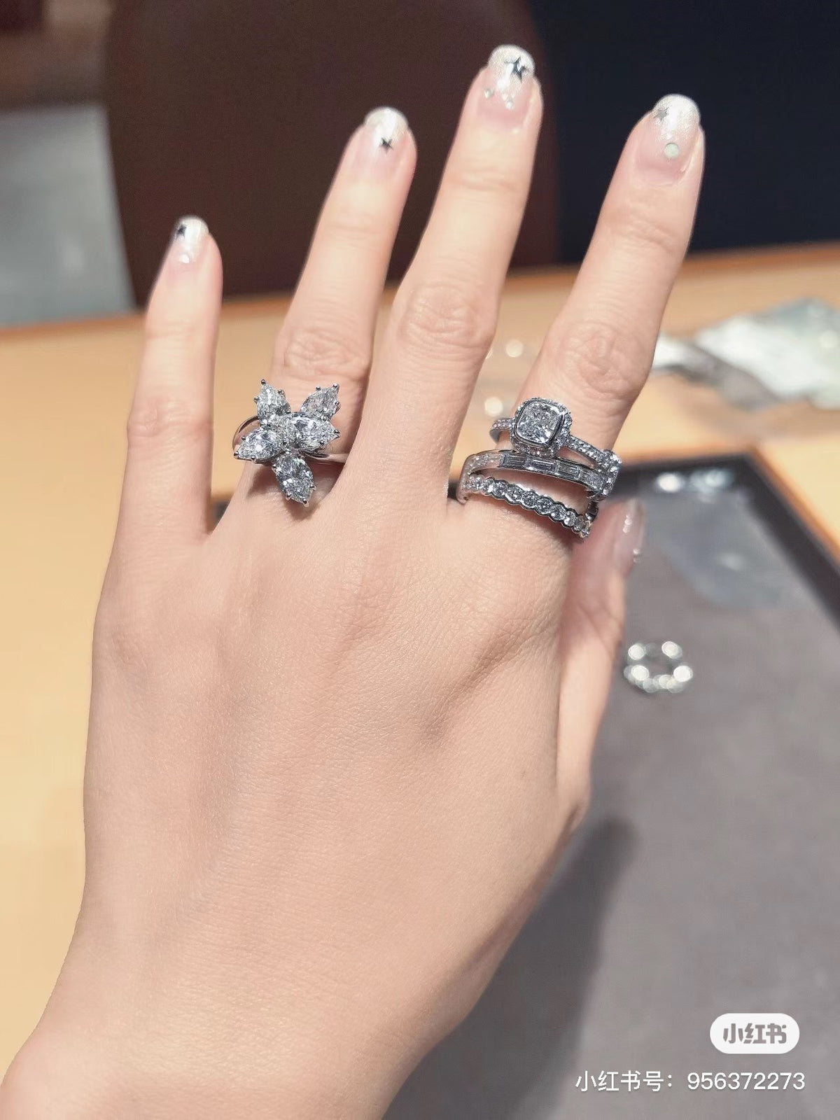 Signature Emblem Statement Ring in Polished Metal-Tone – Design 025 front product view