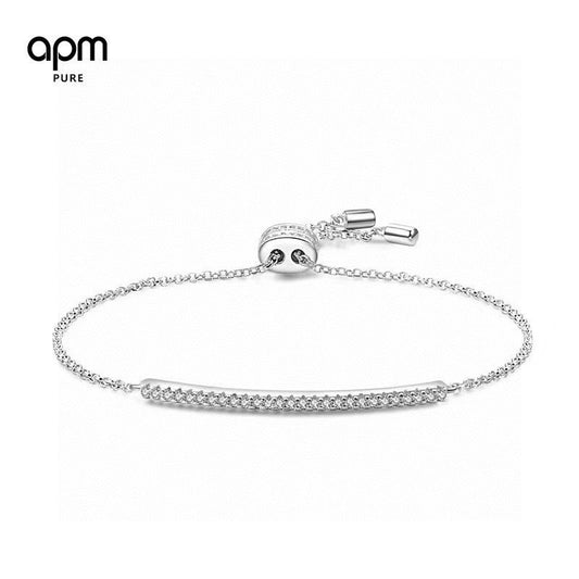 Smile Bracelet in Polished Metal-Tone main product view