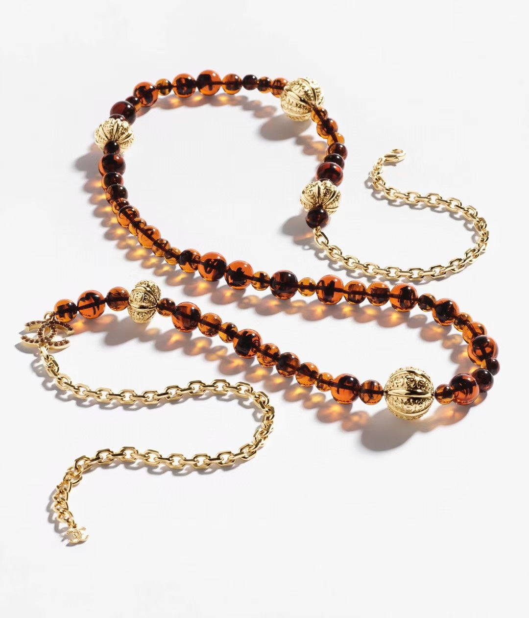 Pearl Pearl-Detail Pendant Necklace – Pearl Detail – Design 043 front product view