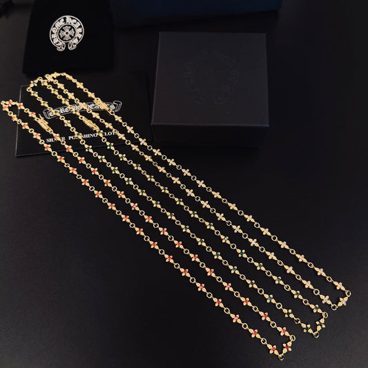 Signature Emblem Pendant Necklace in Polished Metal-Tone – Design 012 main product view