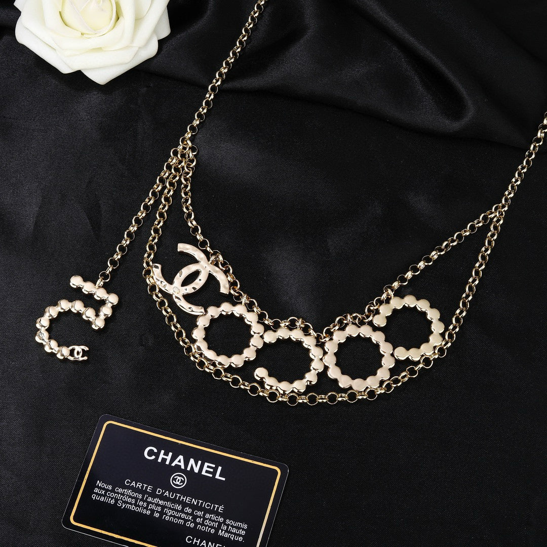 Signature Emblem Jewelry Accessory in Polished Metal-Tone – Design 050 main product view