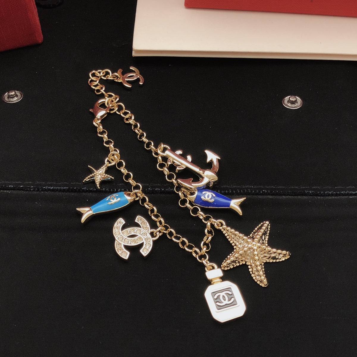 Star Bracelet in Gold-Tone front product view