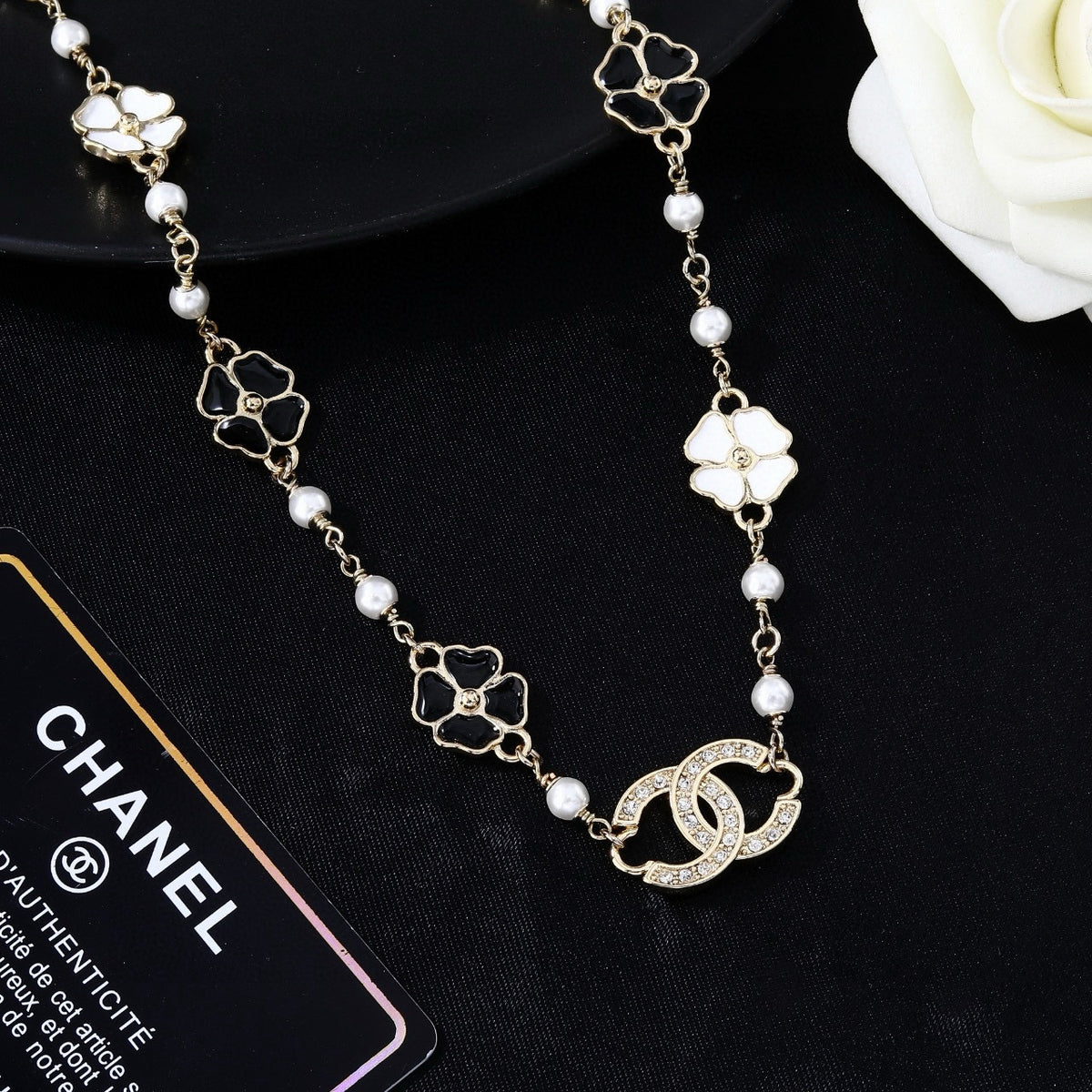 Signature Emblem Jewelry Accessory in Polished Metal-Tone – Design 010 detail view