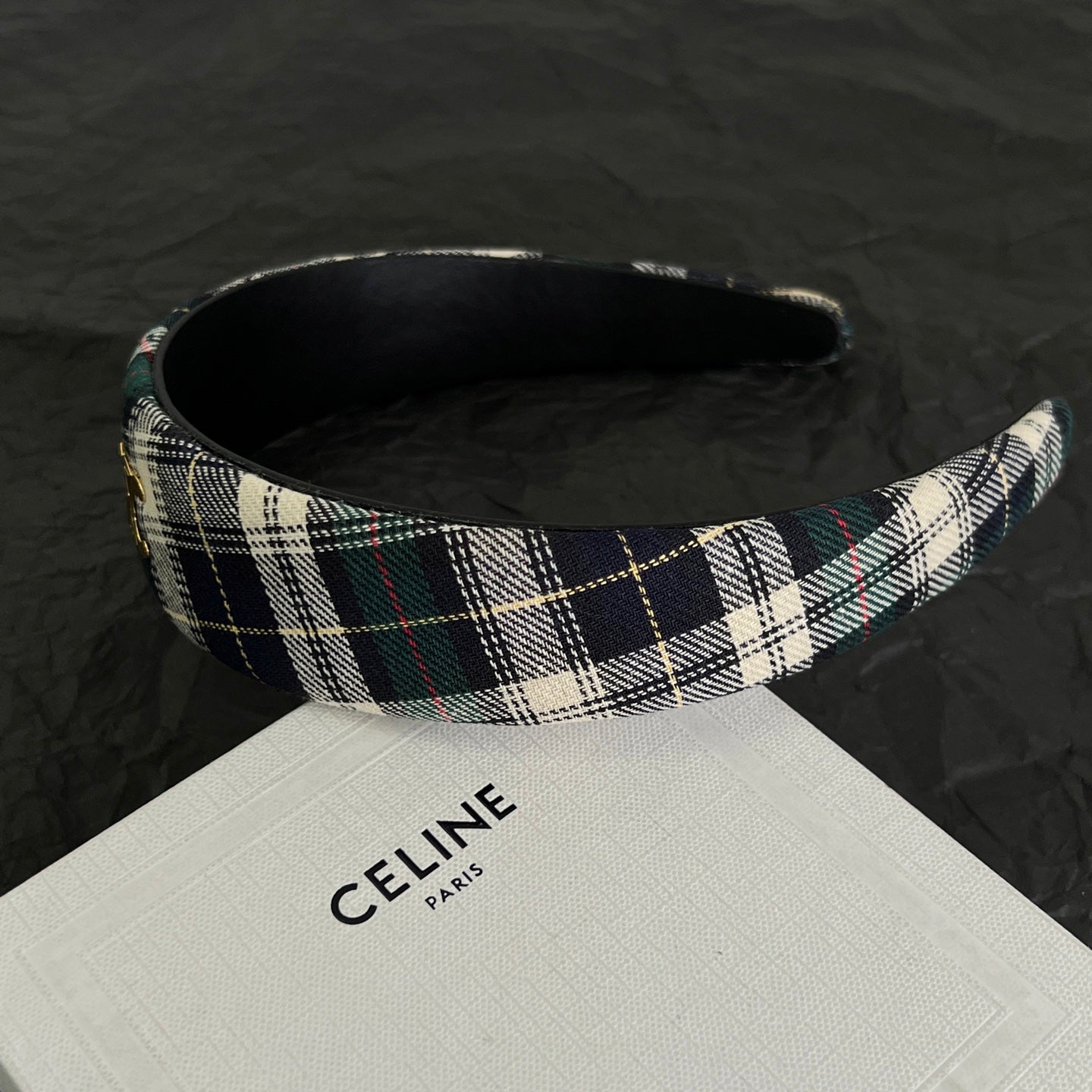 Signature Emblem Hair Tie Accessory – Design 01 detail view