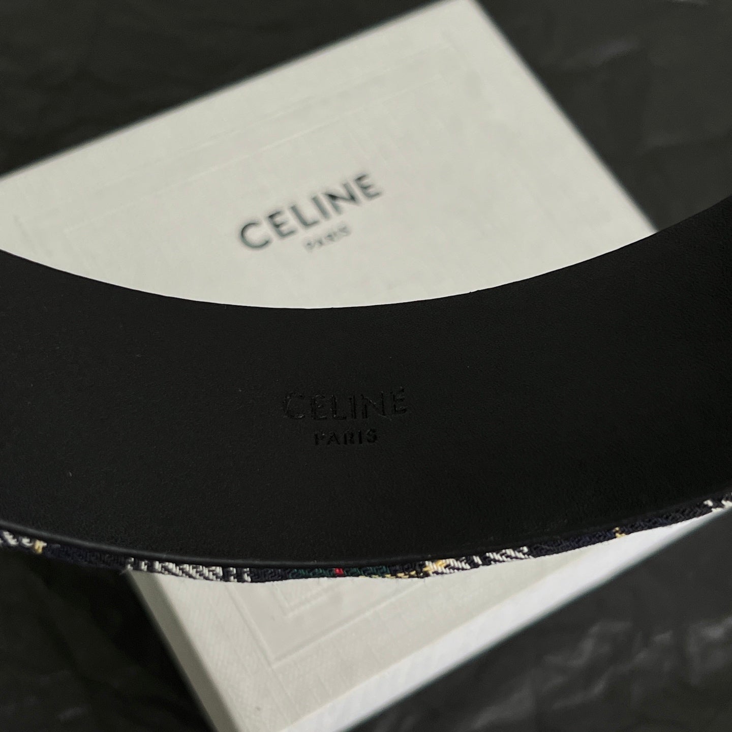 Signature Emblem Hair Tie Accessory – Design 01 styled detail
