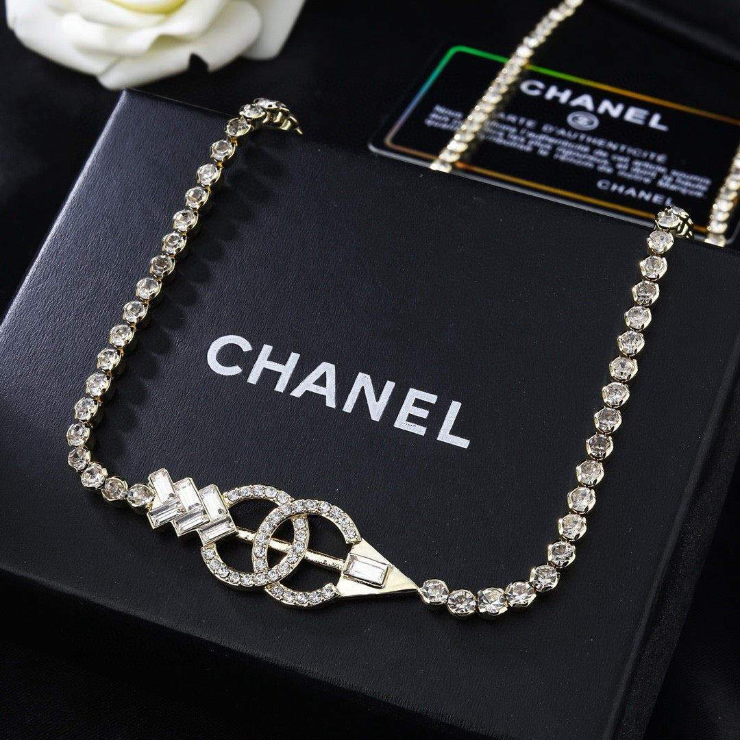 Signature Emblem Jewelry Accessory in Polished Metal-Tone – Design 027 styled product view