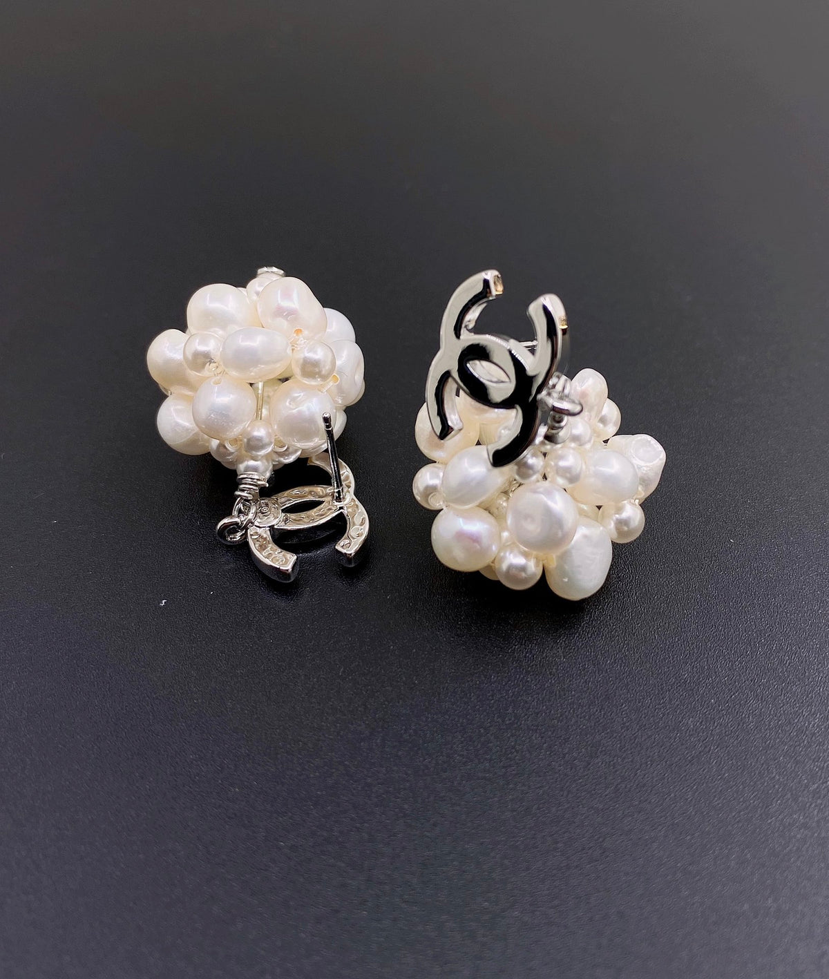 Pearl Pearl-Detail Statement Earrings – Pearl Detail – Design 011 main product view