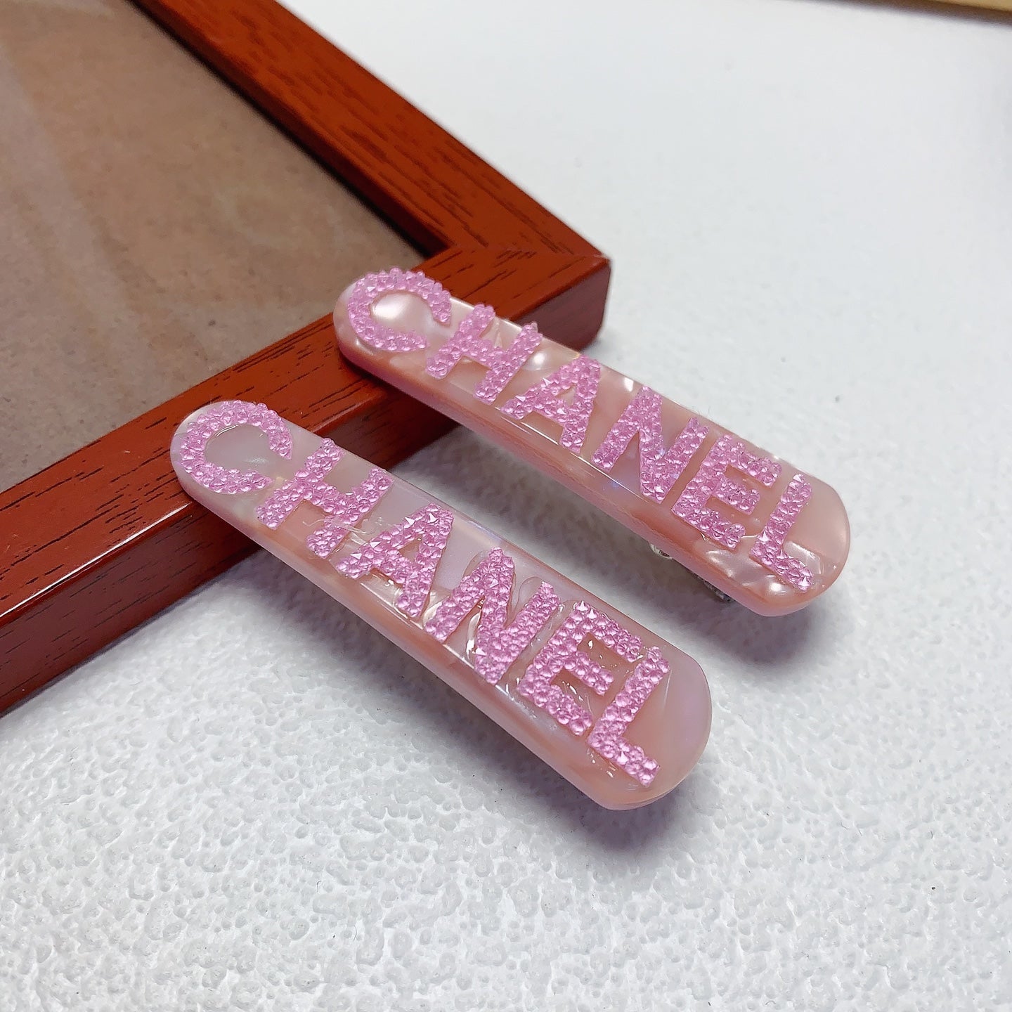 Letter Hair Clip – Design 005 front product view