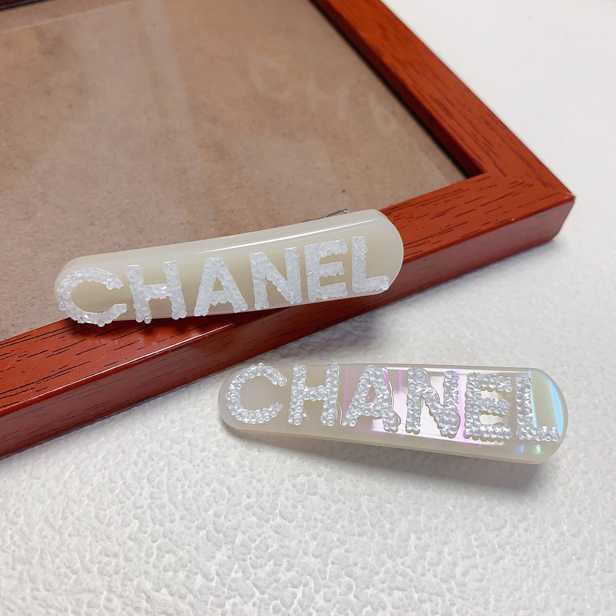 Letter Hair Clip – Design 005 styled product view