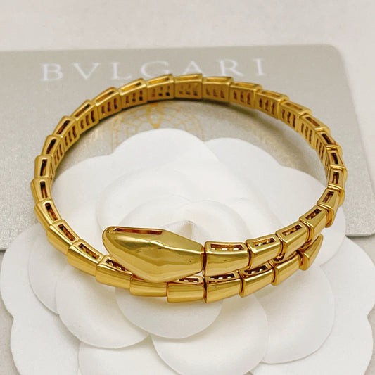 Serpentine Bangle in Gold-Tone main product view