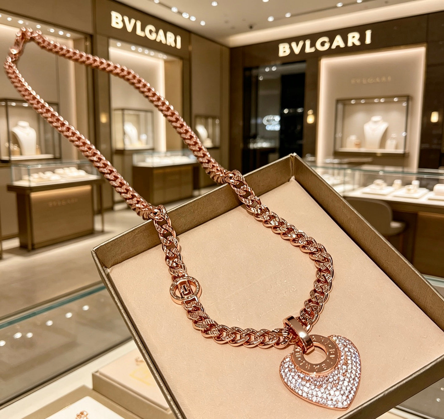 Geometric Emblem Statement Ring in Gold-Tone – Design 003 side detail