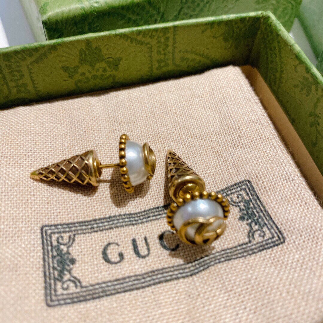 Geometric Emblem Statement Ring in Polished Metal-Tone – Design 001 front product view