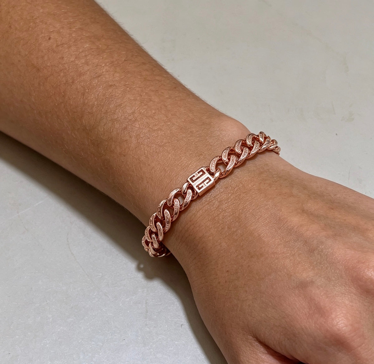 Floral Bracelet in Gold-Tone – Design 006 main product view
