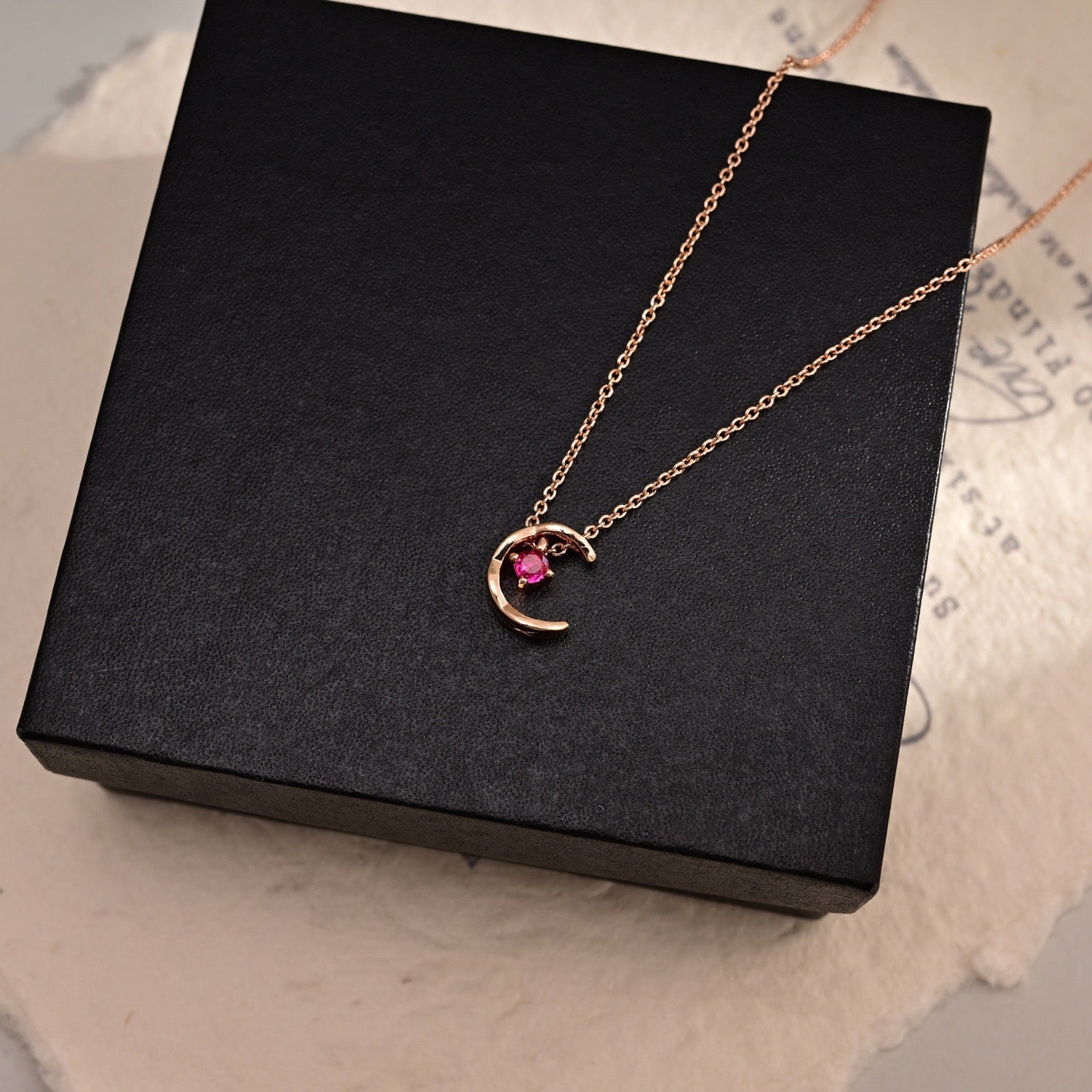 Signature Emblem Pendant Necklace in Polished Metal-Tone – Design 091 detail view