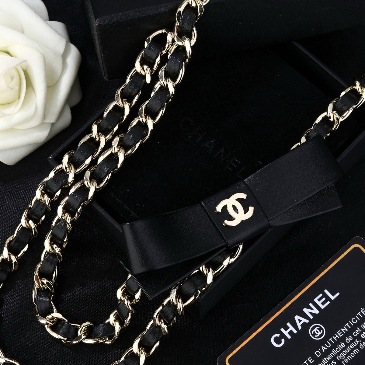 Signature Emblem Jewelry Accessory in Polished Metal-Tone – Design 077 close-up detail