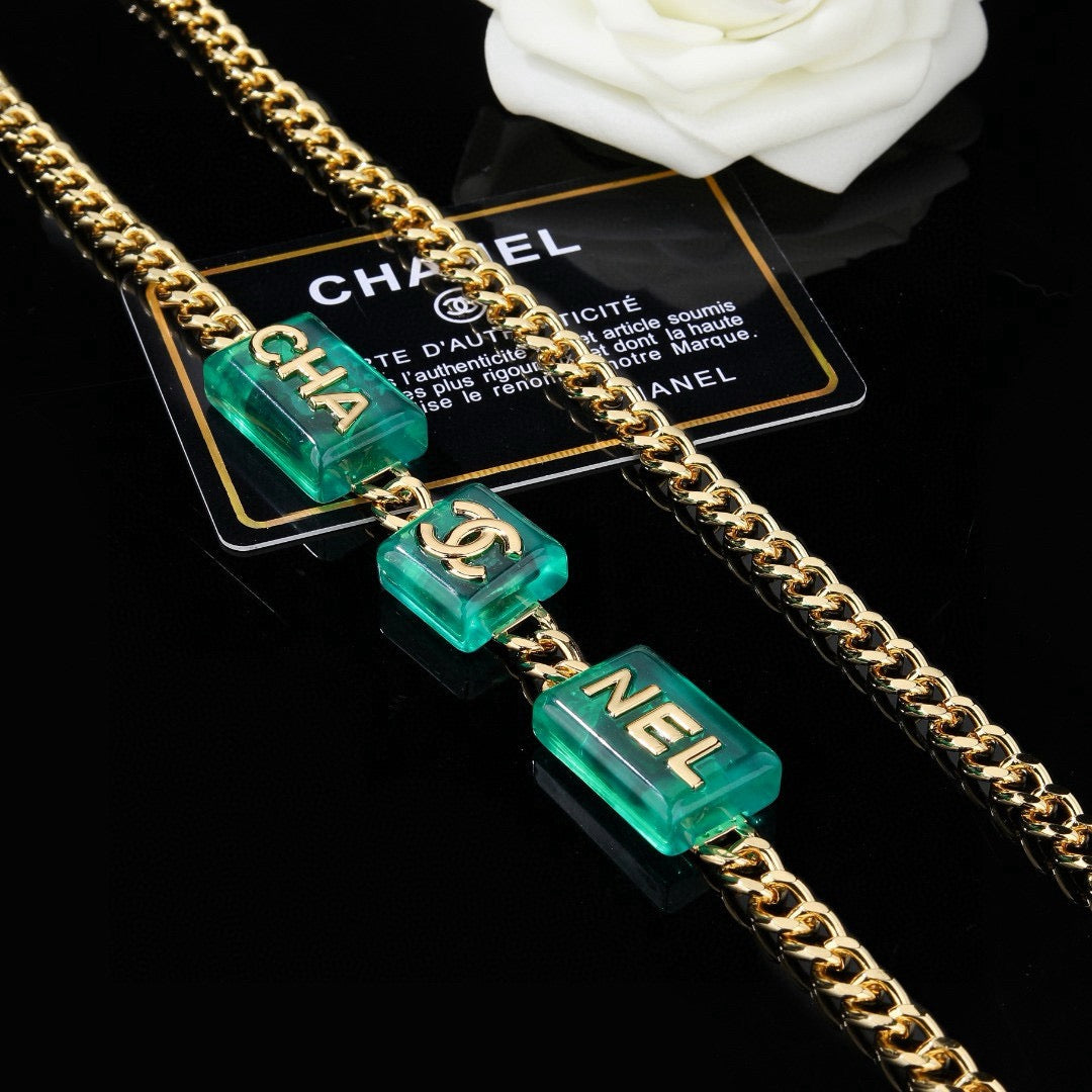 Signature Emblem Jewelry Accessory in Gold-Tone – Design 036 detail view