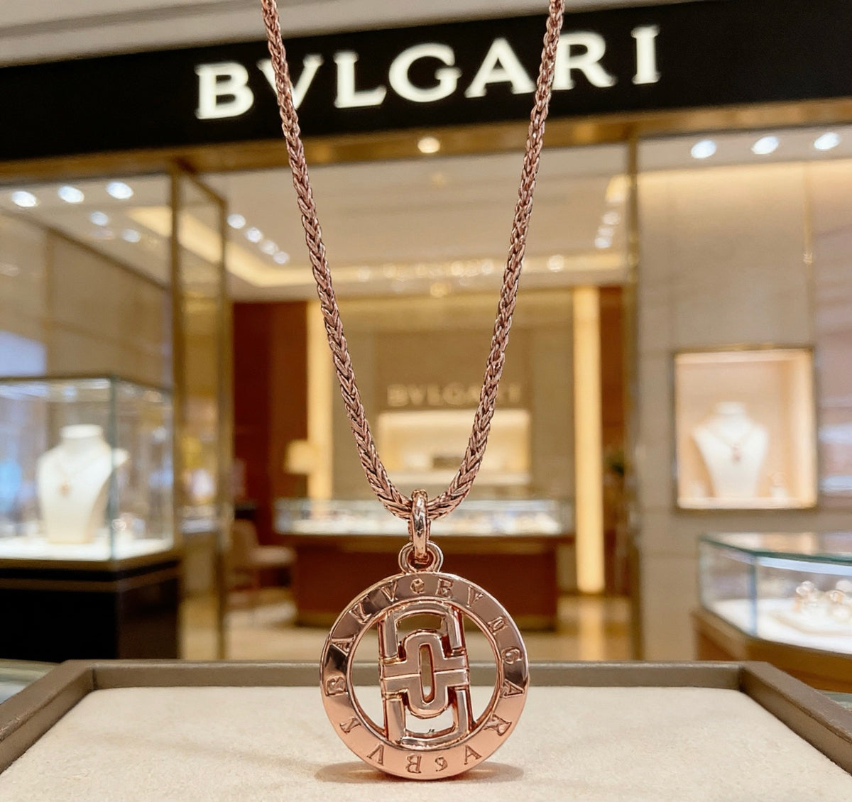 Geometric Emblem Statement Ring in Polished Metal-Tone – Design 080 main product view