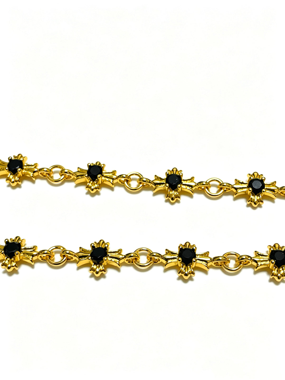 Signature Emblem Pendant Necklace in Polished Metal-Tone – Design 029 close-up detail