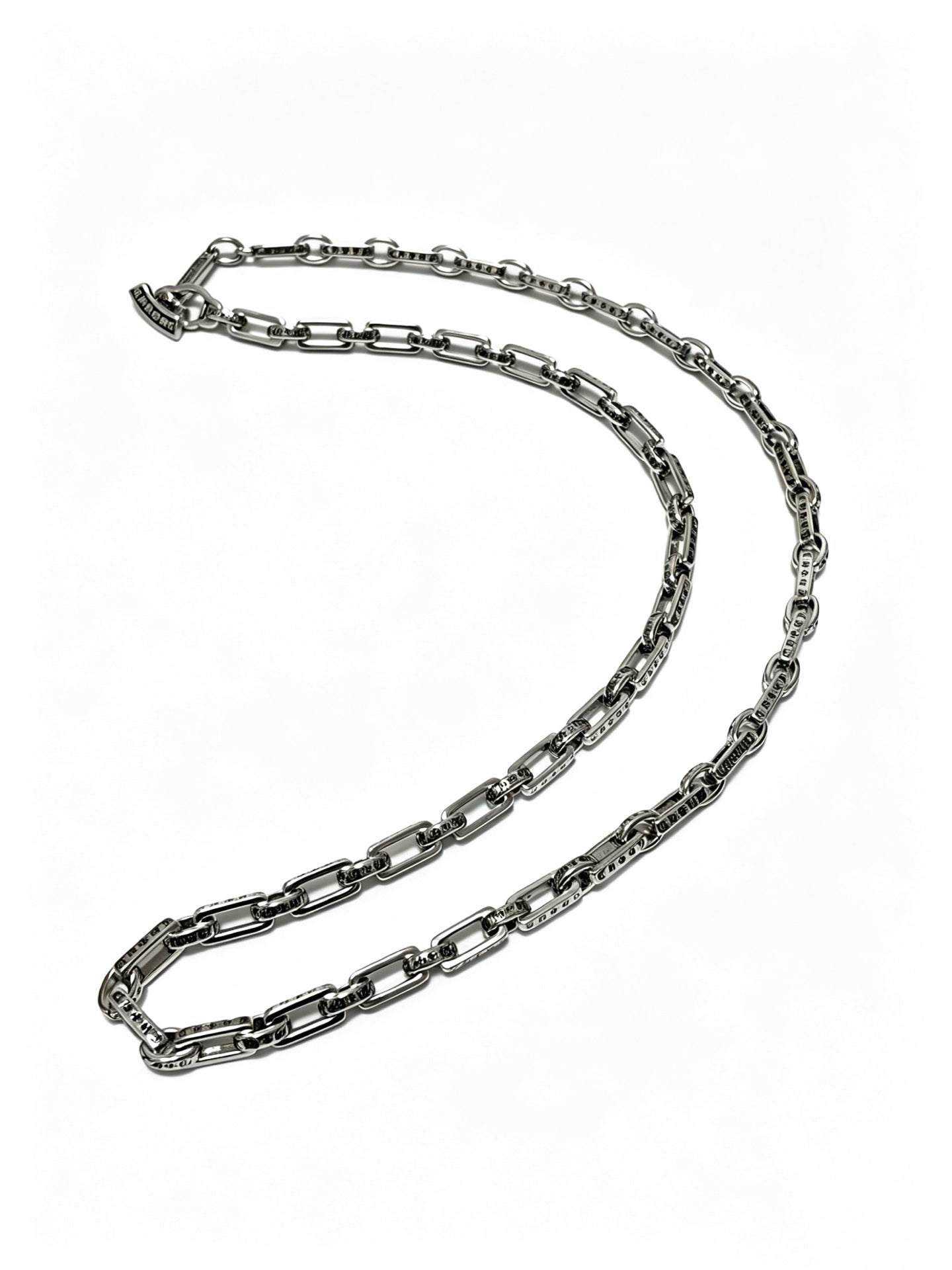 Signature Emblem Pendant Necklace in Polished Metal-Tone – Design 025 main product view