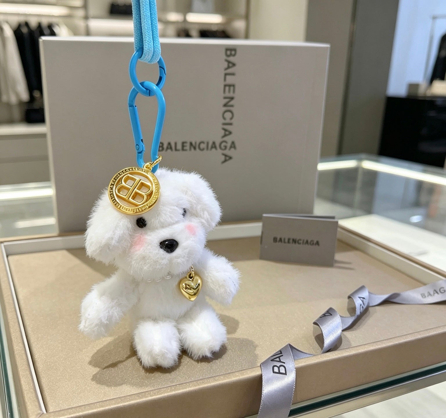 Key Jewelry Accessory in Polished Metal-Tone – Design 003 main product view
